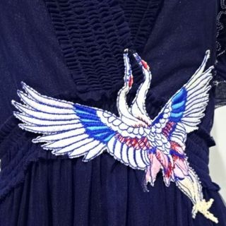 【極美品☆】Vivienne Tam 金魚柄刺繍ワンピース Sサイズ