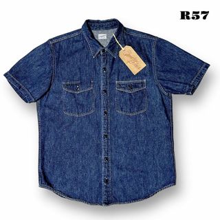 希少品！ TENDERLOIN ヘビー フランネル 長袖 シャツ ブルー 青 M