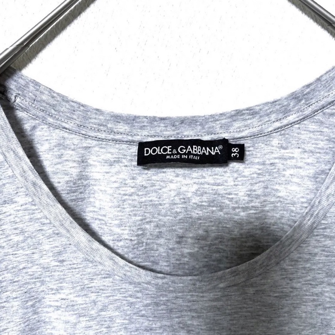 D&Gドルチェアンドガッパーナー メンズ プリント Tシャツ ロゴタグ有 半袖S 3