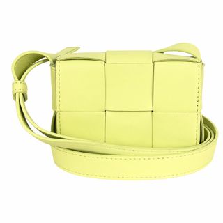 ボッテガヴェネタ(Bottega Veneta)のボッテガ・ヴェネタ BOTTEGA VENETA キャンディ カセット 666688 ペールグリーン レザー レディース ショルダーバッグ(ショルダーバッグ)