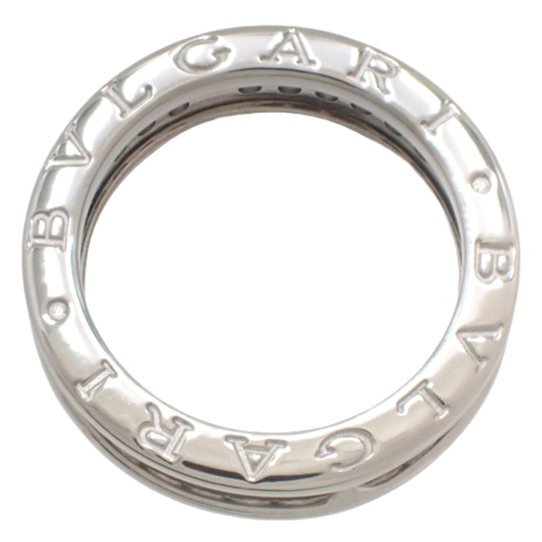 ブルガリリング・指輪 ビー・ゼロワン リング K18 ホワイトゴールド WG シルバー銀 40802050026