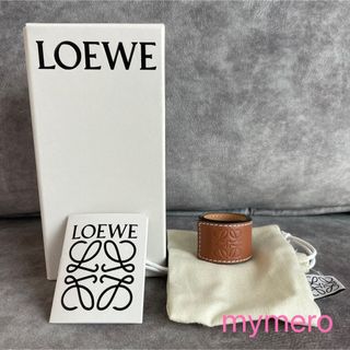 LOEWE ロエベ  レザー　ブレスレット バングル　紙袋