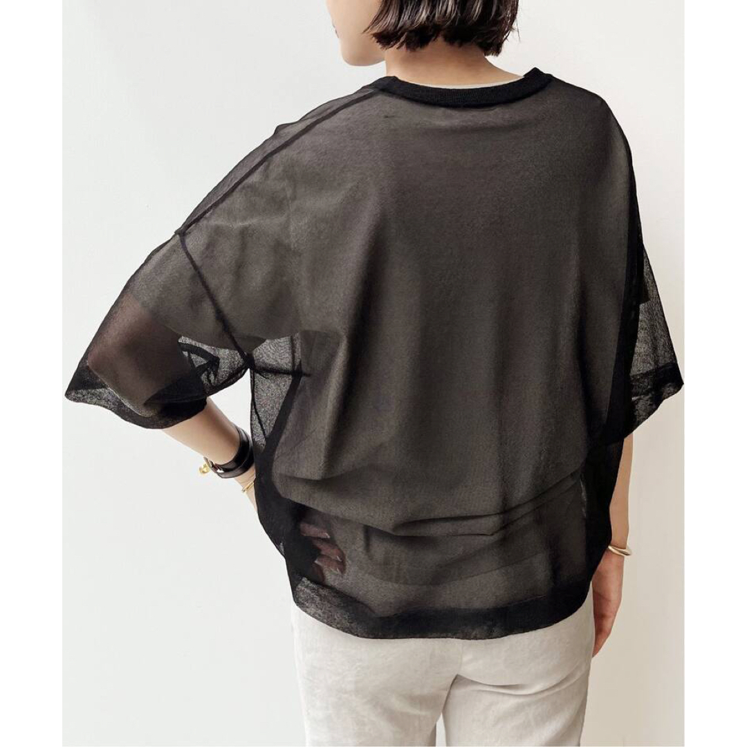 L'Appartement DEUXIEME CLASSE(アパルトモンドゥーズィエムクラス)の★新品★ L'Appartement Sheer T-shirt レディースのトップス(Tシャツ(半袖/袖なし))の商品写真