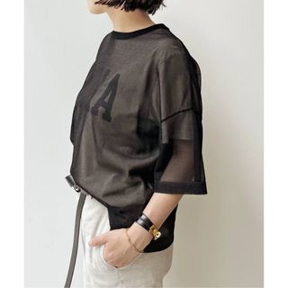 アパルトモンドゥーズィエムクラス(L'Appartement DEUXIEME CLASSE)の★新品★ L'Appartement Sheer T-shirt(Tシャツ(半袖/袖なし))