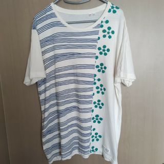 ユニクロ(UNIQLO)の【少しの汚れあり】ユニクロ×SOU・SOU コラボUT 清流に梅(Tシャツ/カットソー(半袖/袖なし))