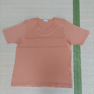 半袖Tシャツ　Lサイズ　オレンジ色　ダイア(Tシャツ(半袖/袖なし))