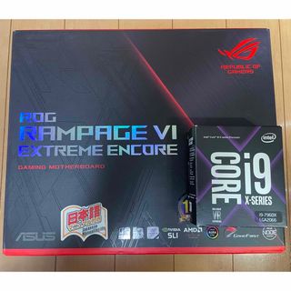 エイスース(ASUS)のASUS X299 RAMPAGE ENCORE＋ Core i9 7960X(PCパーツ)