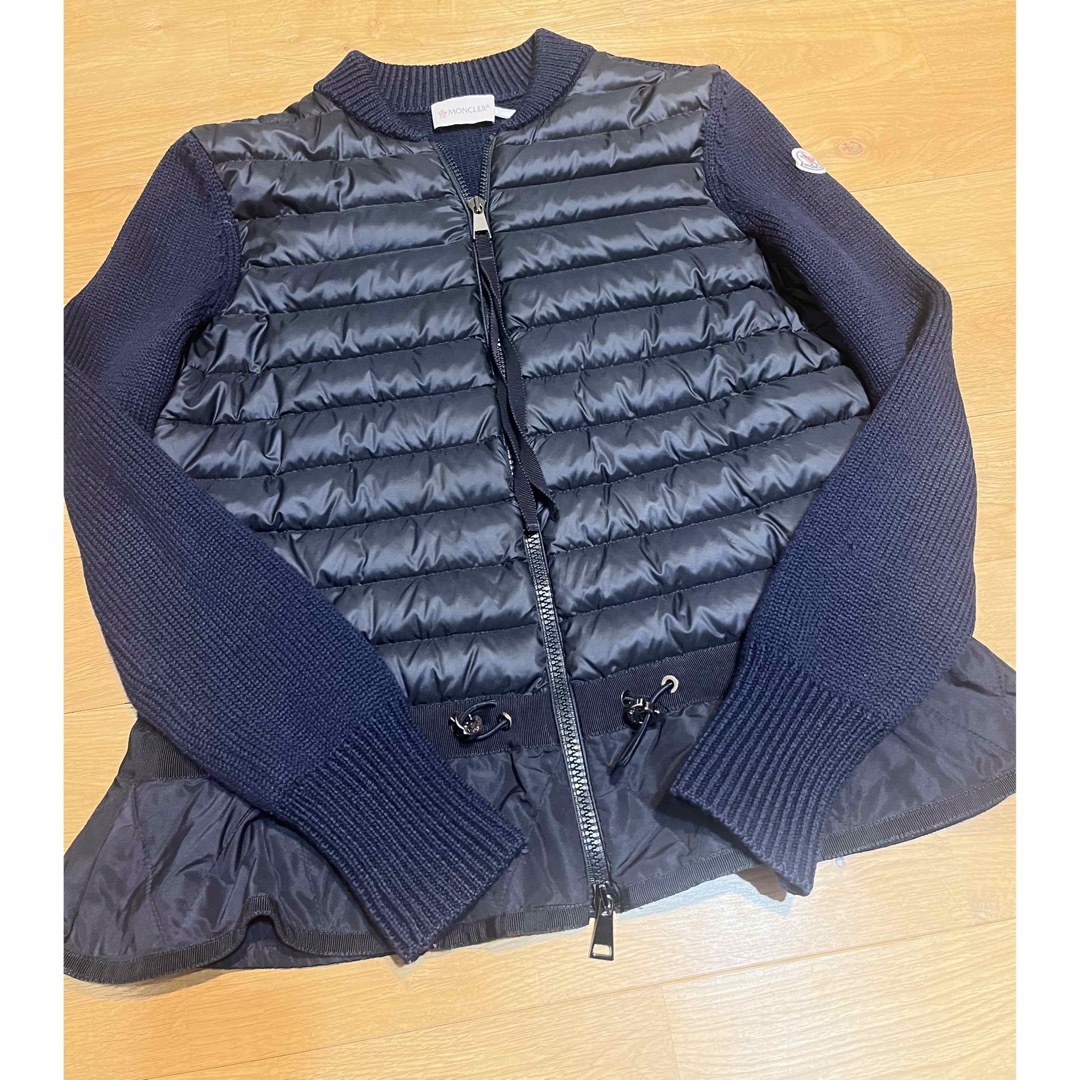 MONCLER - MONCLER MAGLIONE TRICOT ペプラムニット ダウン の+