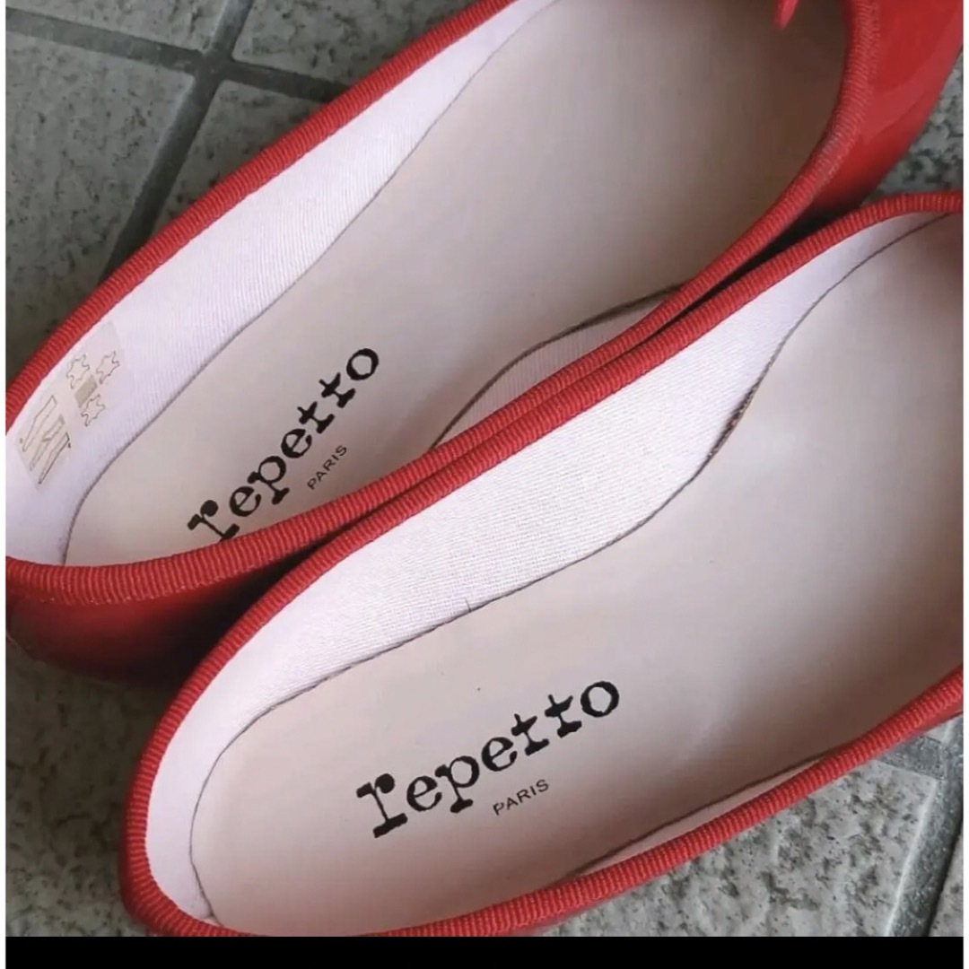 repetto(レペット)のrepetto 　レペット　バレーシューズ　レッド　37.0 レディースの靴/シューズ(バレエシューズ)の商品写真