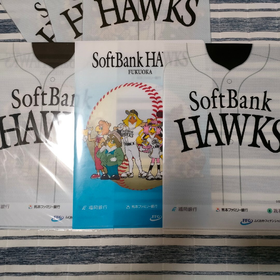 ソフトバンクホークス　クリアファイル スポーツ/アウトドアの野球(その他)の商品写真