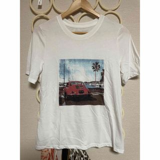 バナナリパブリック(Banana Republic)の美品　バナナリパブリック　フォトTシャツ　GAP  M(Tシャツ(半袖/袖なし))