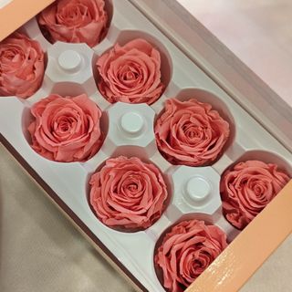 2箱セット　薔薇のプリザーブドフラワー17輪　ハンドメイド(各種パーツ)