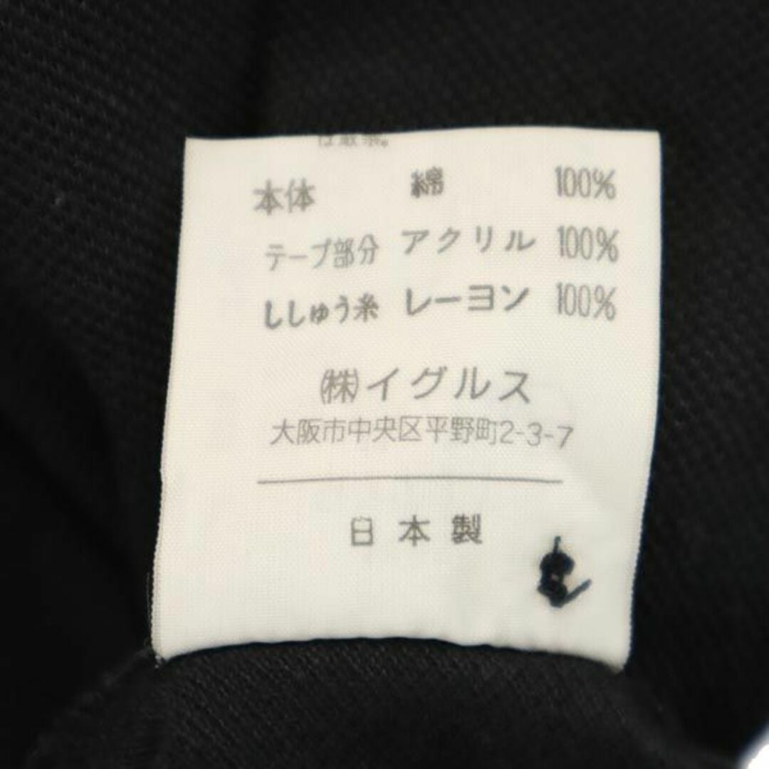 サンタフェ 日本製 ハーフジップ 半袖 ポロシャツ 03 ブラック santa fe メンズ   【230717】 7