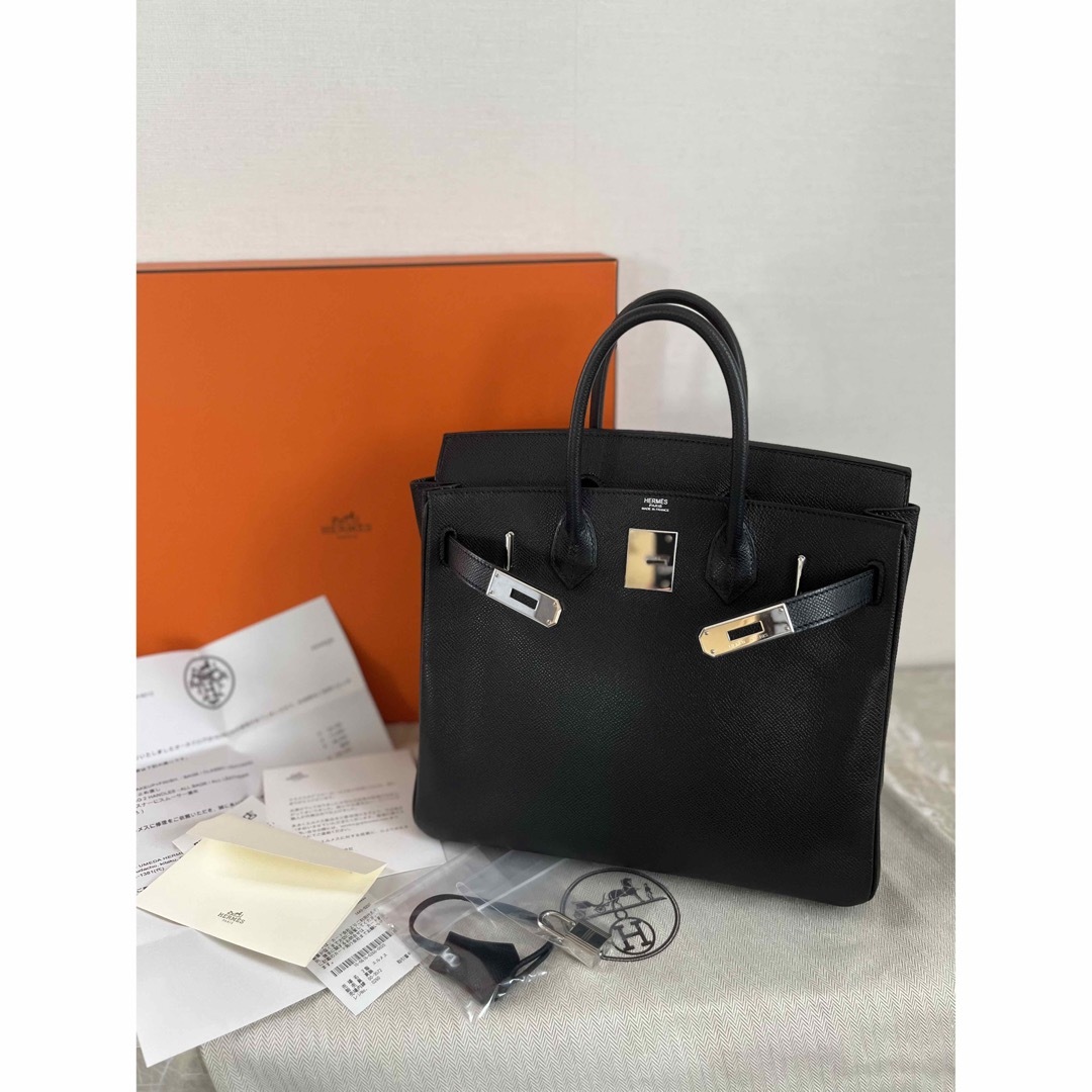 【正規品】HERMES オータクロア28 黒 シルバー金具