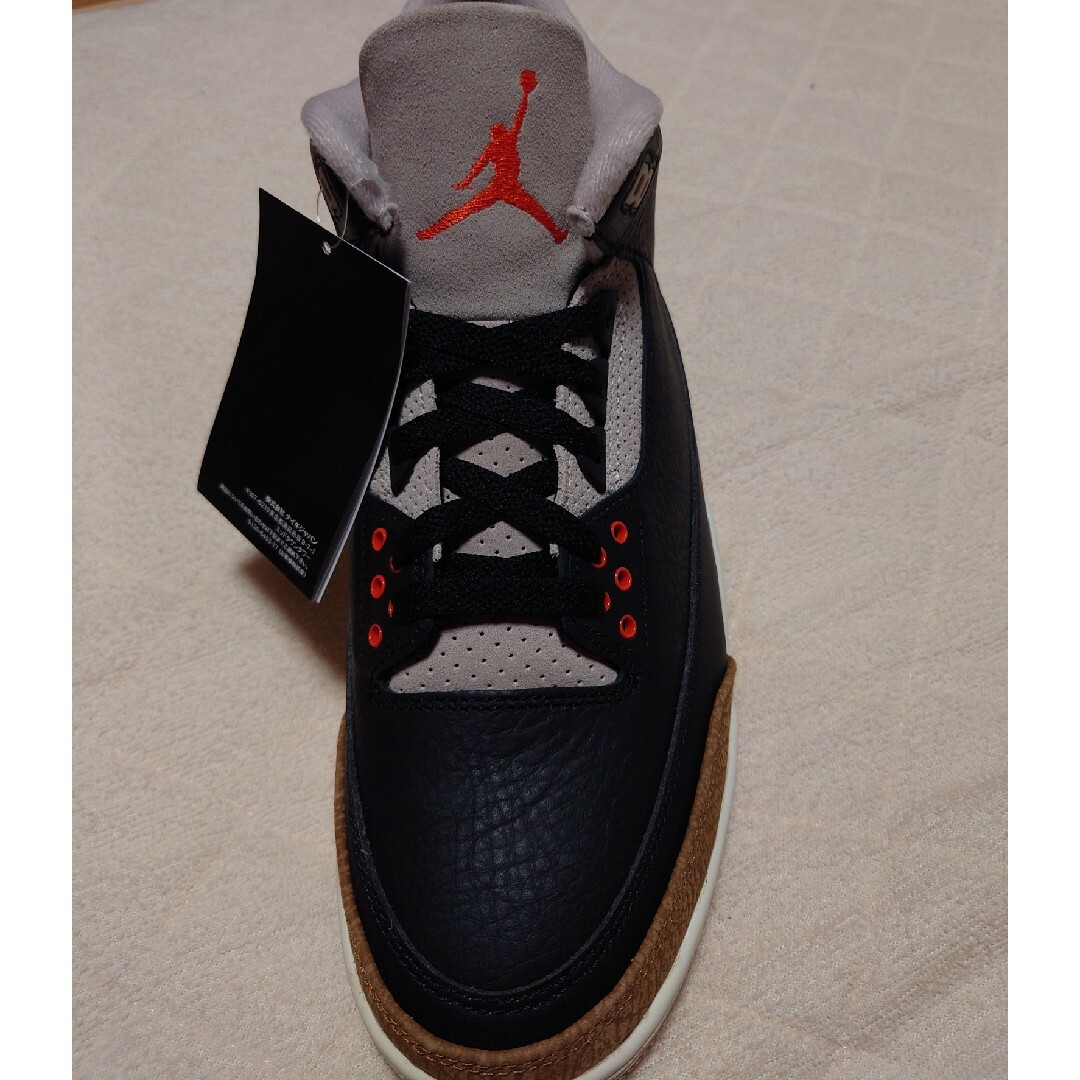 【新品未使用】Air Jordan3 Retro 黒×ブラウン