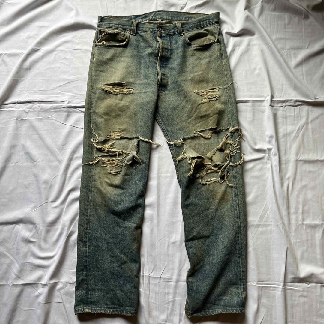 boro Levi’s  501  Destroy denim jeans