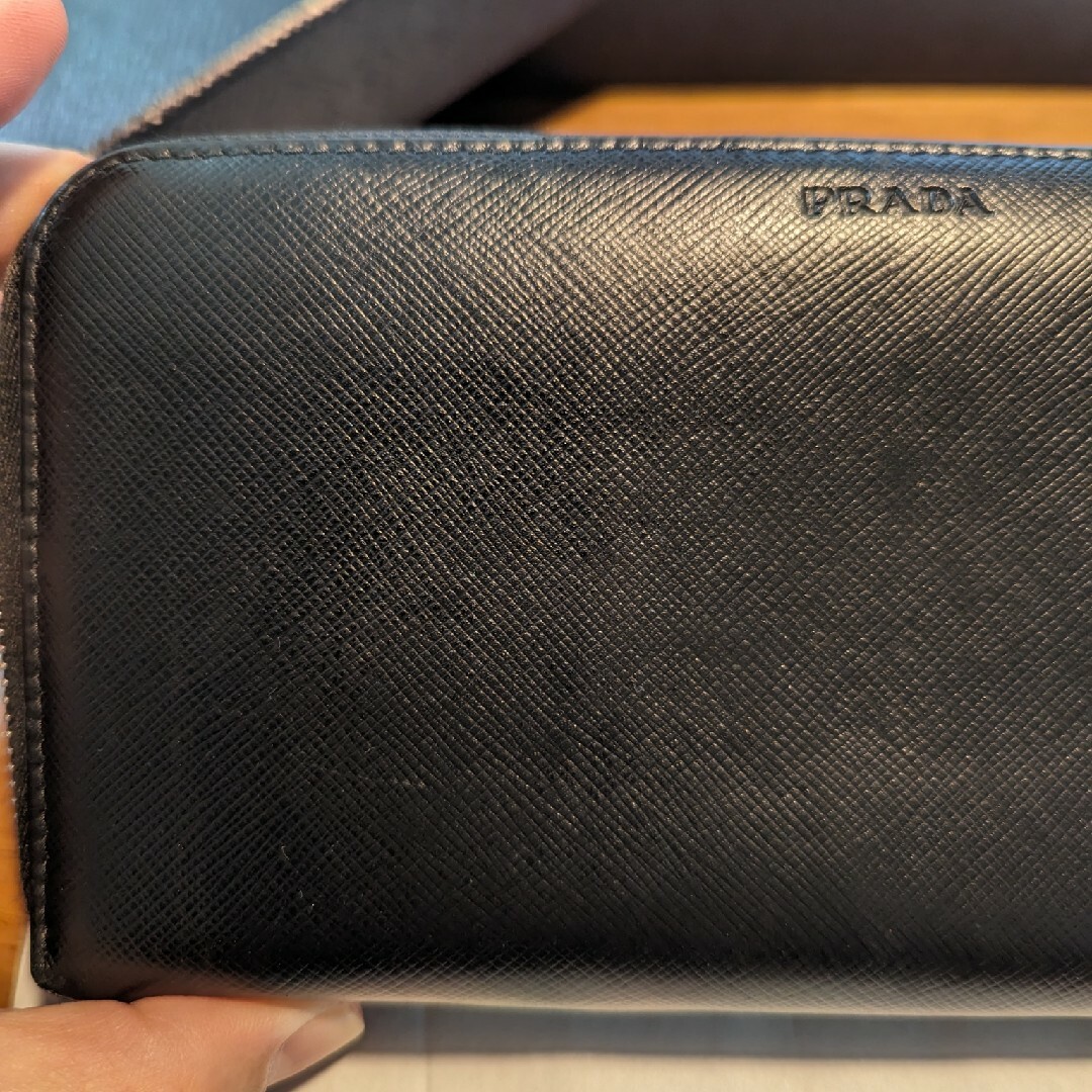 PRADA(プラダ)のプラダ 財布 PRADA プラダ 長財布 メンズ ラウンドファスナー メンズのファッション小物(長財布)の商品写真