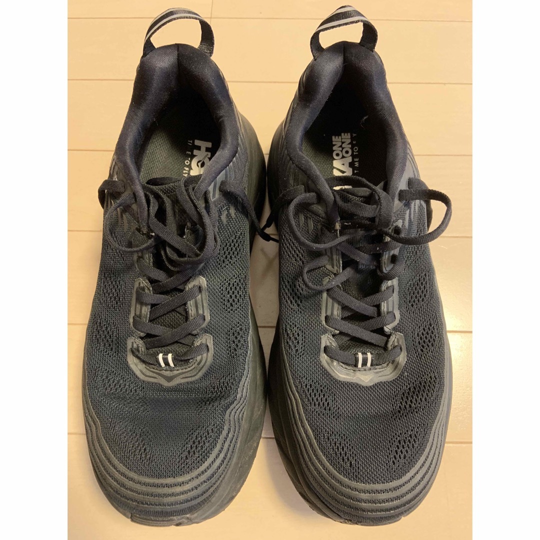 HOKA ONE ONE BONDI 6 Wide 27cm BLACK