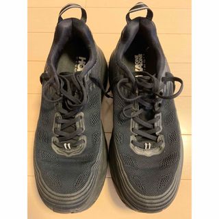 ホカオネオネ(HOKA ONE ONE)のHOKA ONE ONE BONDI 6 Wide 27cm BLACK(シューズ)