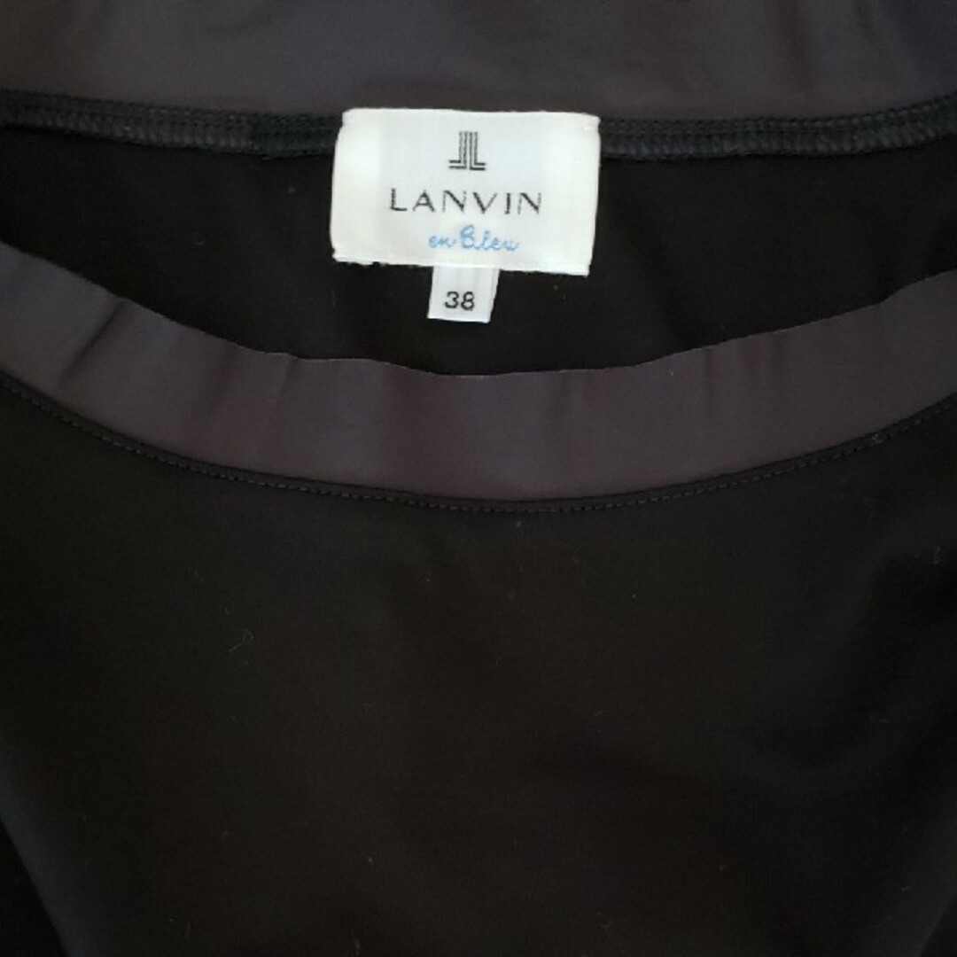 LANVIN en Bleu(ランバンオンブルー)のランバンオンブルー　袖フリルリボンカットソー レディースのトップス(カットソー(半袖/袖なし))の商品写真