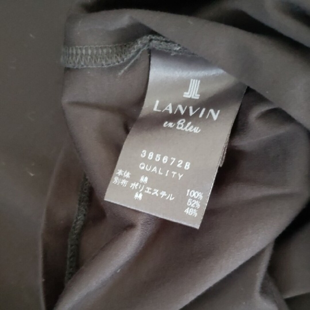 LANVIN en Bleu(ランバンオンブルー)のランバンオンブルー　袖フリルリボンカットソー レディースのトップス(カットソー(半袖/袖なし))の商品写真