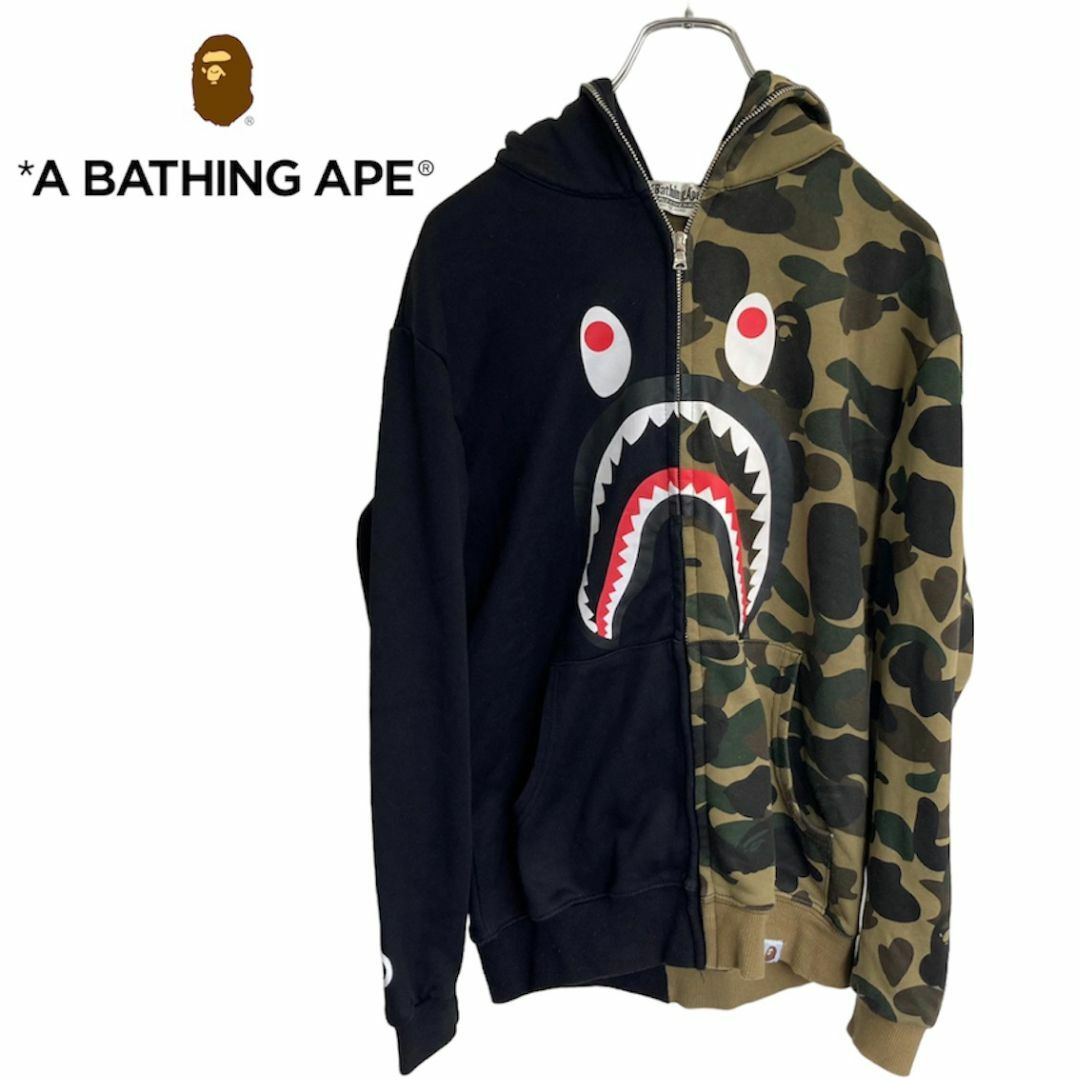 販売情報 A BATHING APE アベイシングエイプ シャークパーカー