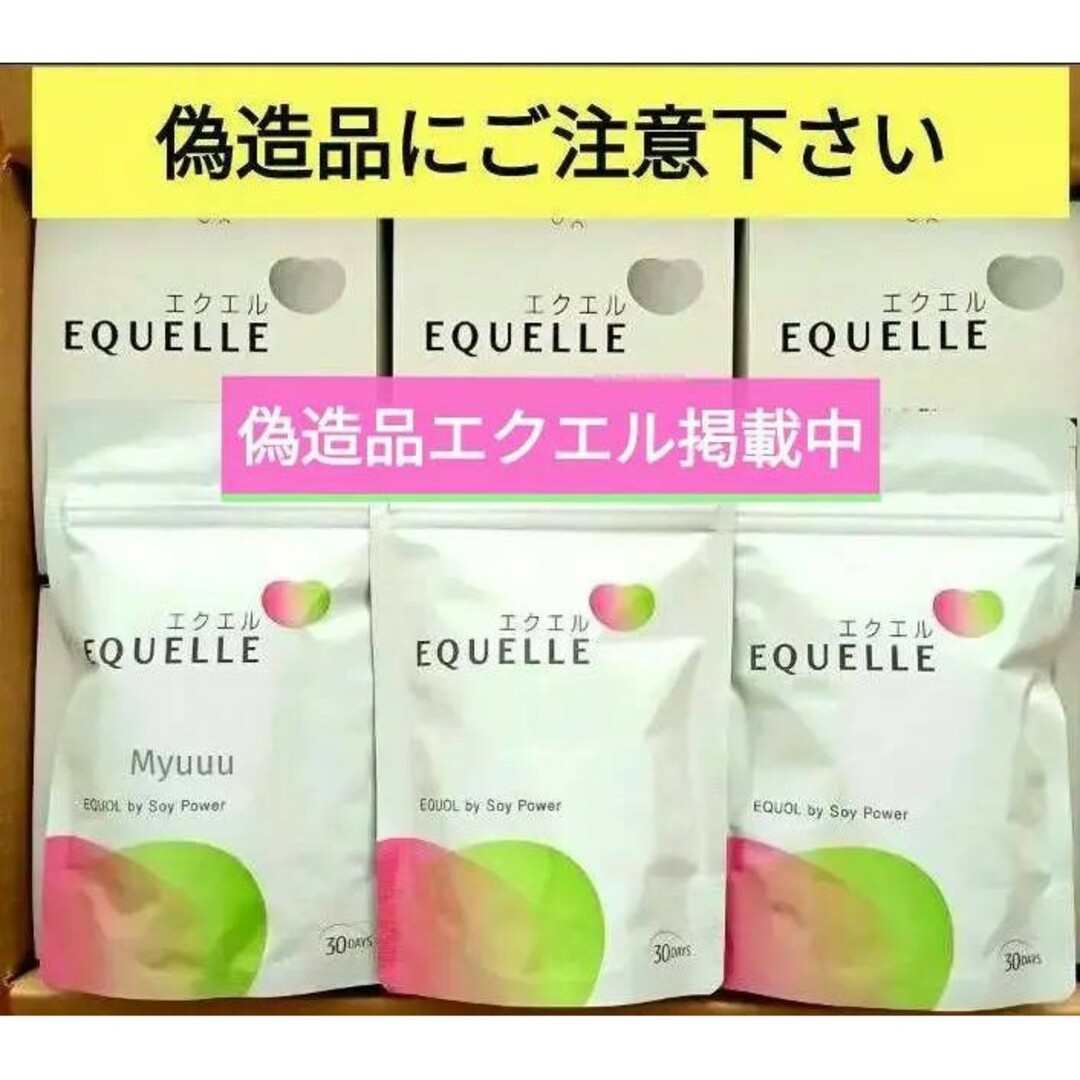 大塚製薬(オオツカセイヤク)の⚠️エクエルの偽物に注意・コメント欄必読‼️ 正規品 大塚製薬  エクエル ３袋 食品/飲料/酒の食品(その他)の商品写真