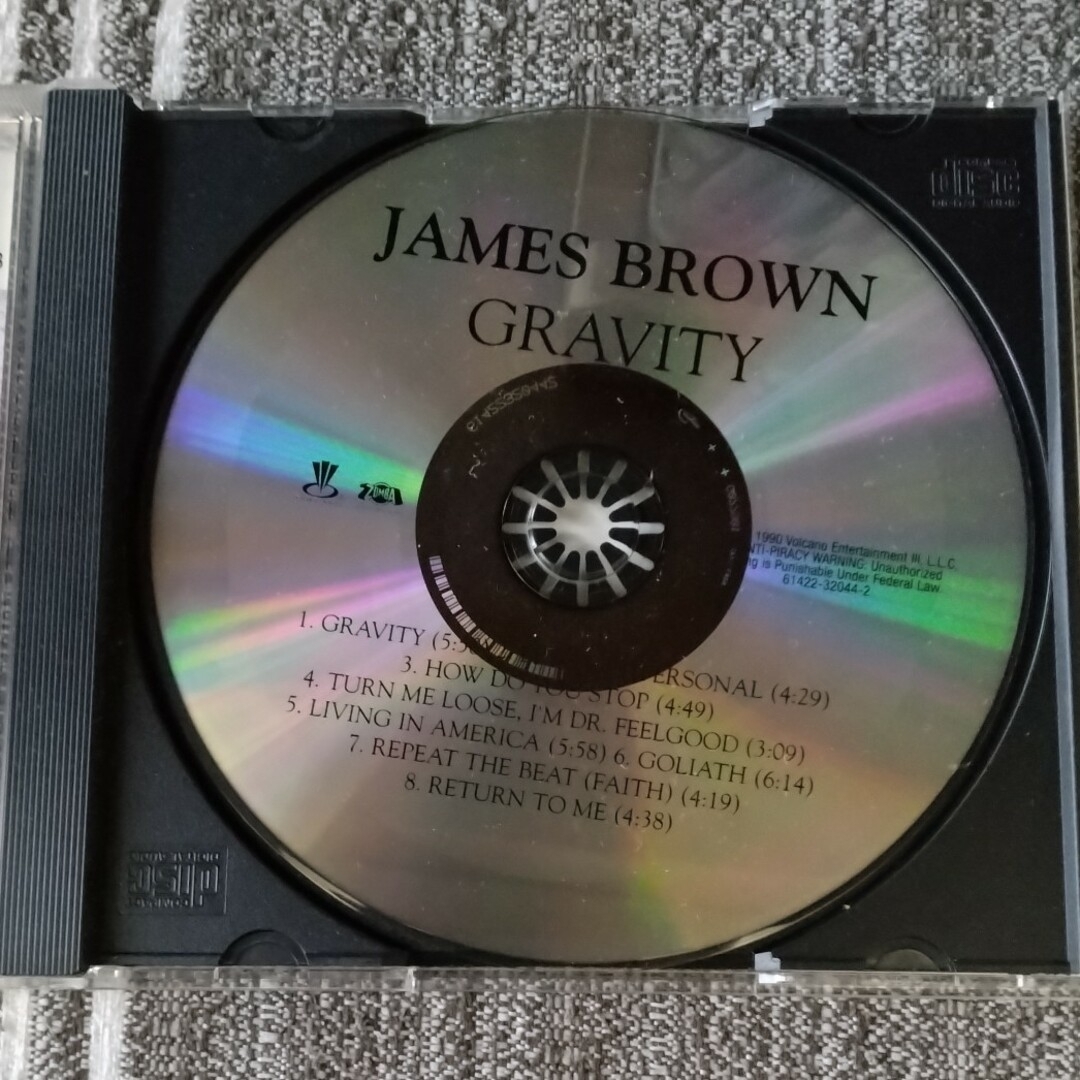 【CD】ジェームス・ブラウン GRAVITY エンタメ/ホビーのCD(R&B/ソウル)の商品写真