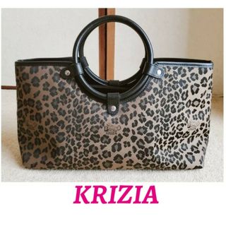 クリツィア(KRIZIA)のハンドバッグ (KRIZIA) ヒョウ 柄(ハンドバッグ)