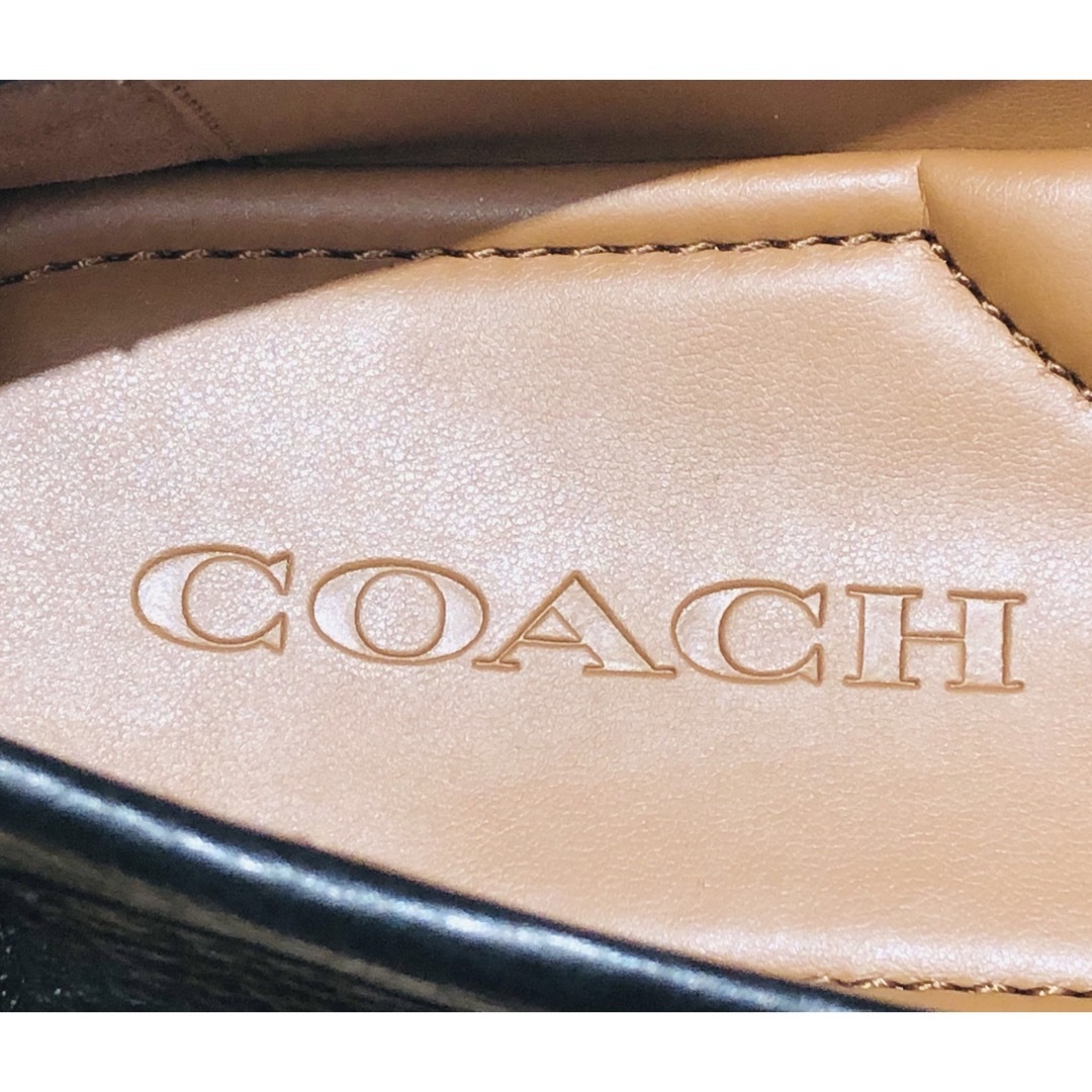 COACH(コーチ)の💎コーチ　ローファー　黒  レディースの靴/シューズ(ローファー/革靴)の商品写真