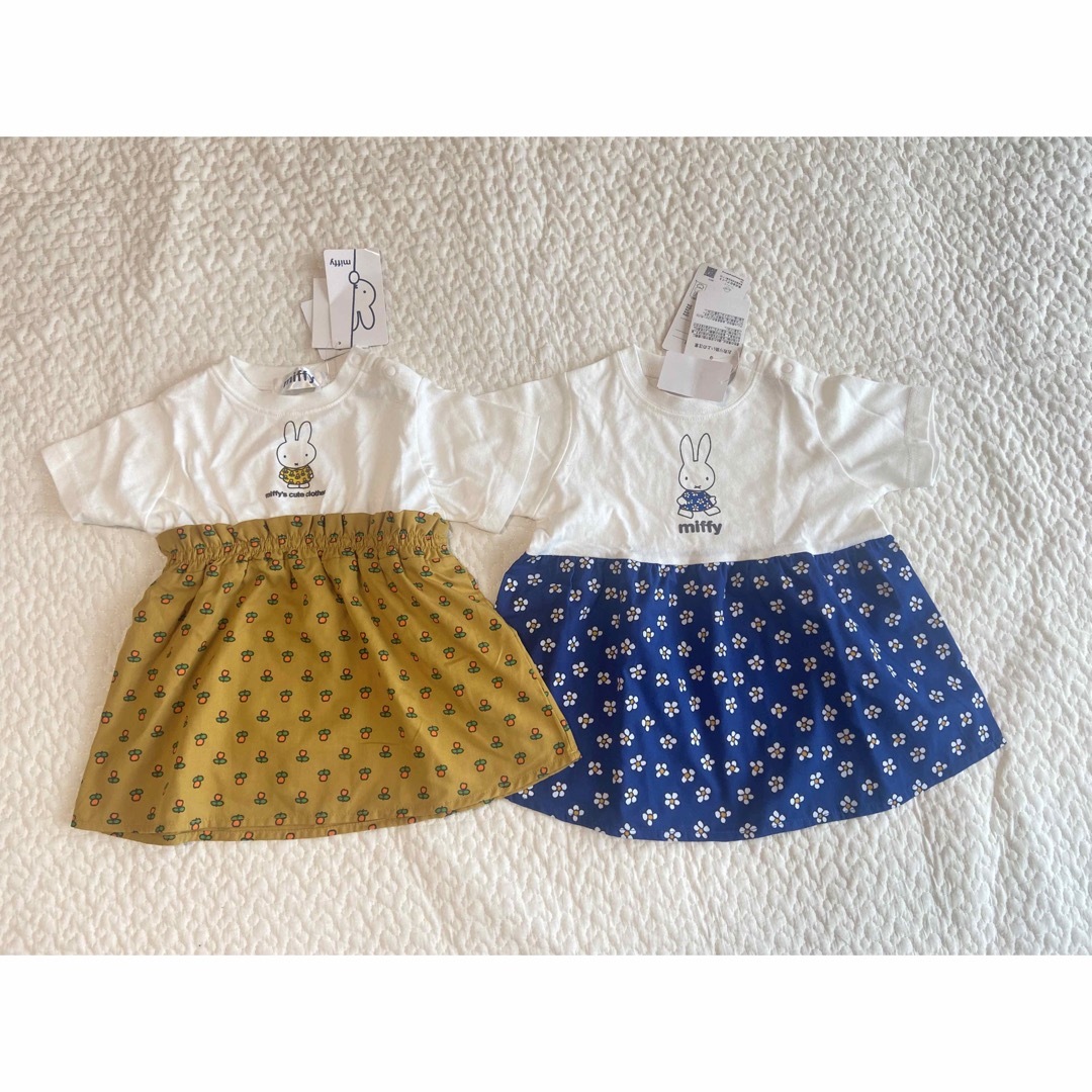 miffy(ミッフィー)のミッフィー　チュニック　Tシャツ キッズ/ベビー/マタニティのキッズ服女の子用(90cm~)(Tシャツ/カットソー)の商品写真