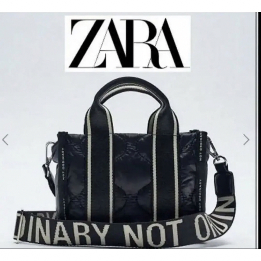 ZARA ショルダーバッグ 黒 NOT ORDINARY | フリマアプリ ラクマ