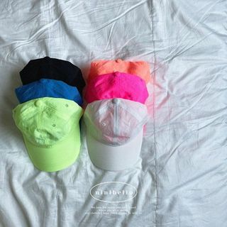 kids baby cap キャップ ネオンカラー 帽子 水着 ネオンオレンジ(帽子)