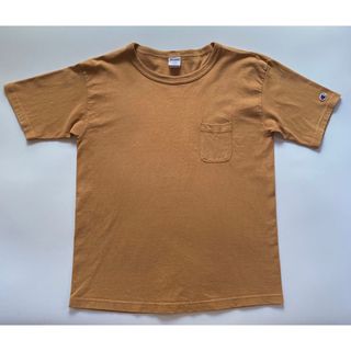 チャンピオン(Champion)のChampionアメリカ製 T1011 半袖Tシャツ L オレンジ (Tシャツ/カットソー(半袖/袖なし))