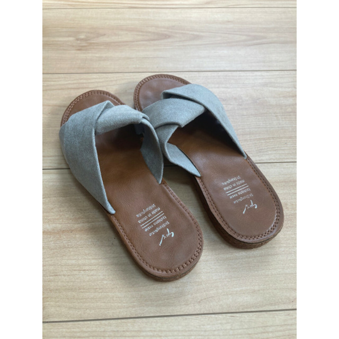 最高品質の フラットサンダル ぺたんこ プチプラ 韓国 スクエア 23 23.5 フラットサンダル ぺたんこ 韓国 スクエア ベージュ 23cm 23.5cm