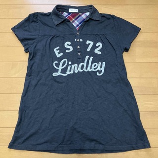 シマムラ(しまむら)のTシャツ　ダークグレー　Lindley(Tシャツ(半袖/袖なし))
