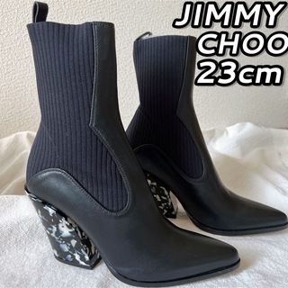 ジミーチュウ(JIMMY CHOO)の【新品未使用】ジミーチュウ　ブーツ　MELE  23cm(ブーツ)