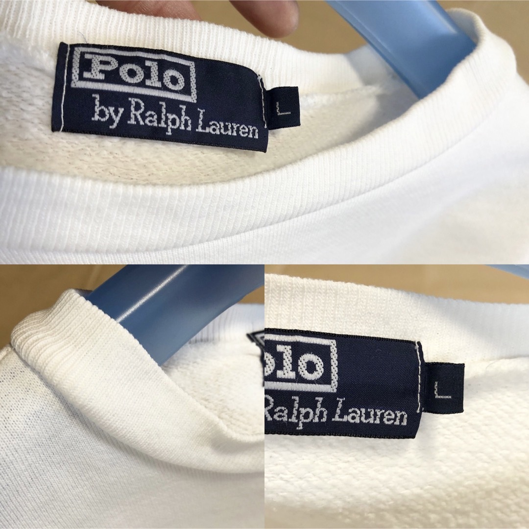 Ralph Lauren - 90s ラルフローレン スウェット L 白 Ralph Ralph Lauren - 90s ラルフローレン スウェット L 白 Ralph