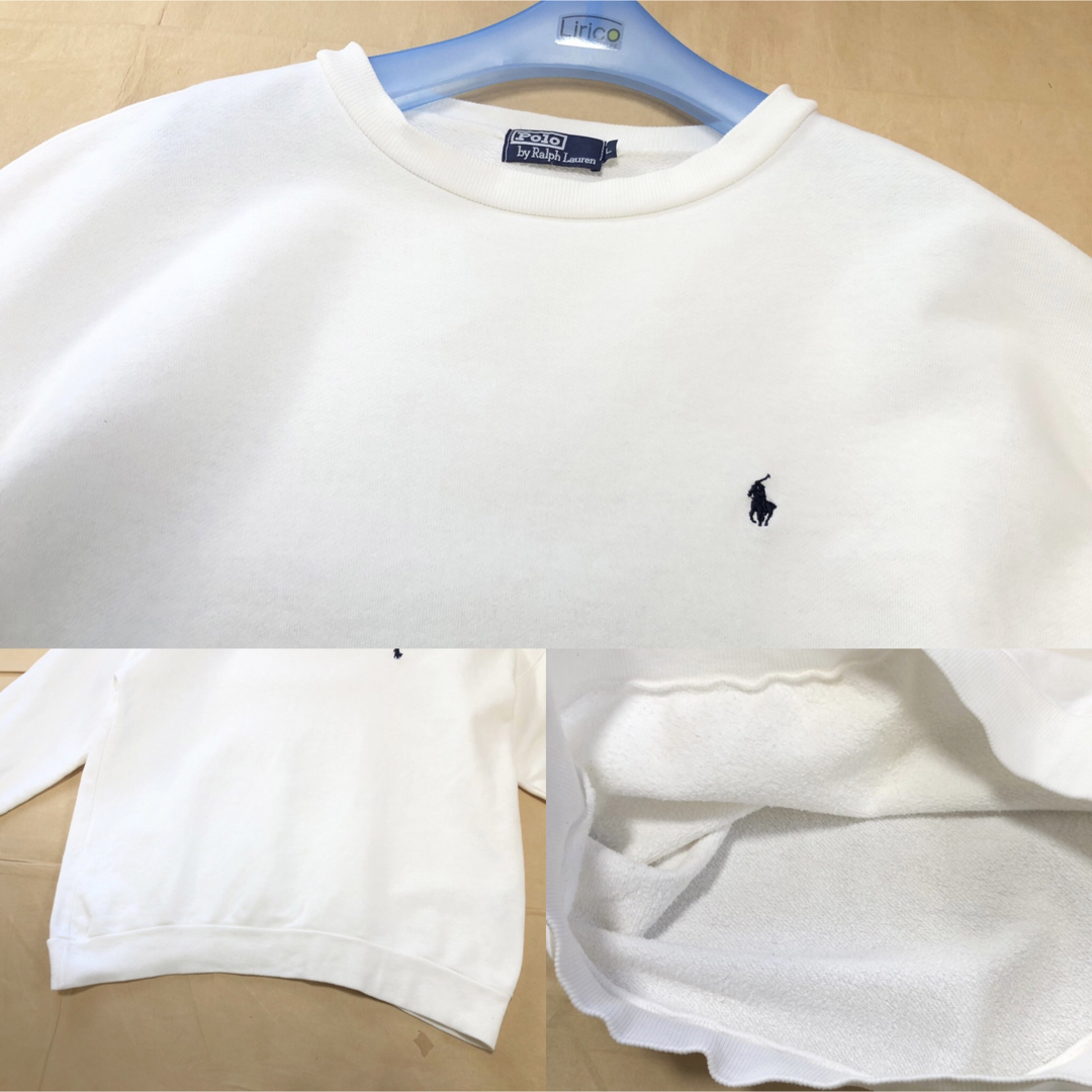 Ralph Lauren - 90s ラルフローレン スウェット L 白 Ralph Ralph Lauren - 90s ラルフローレン スウェット L 白 Ralph