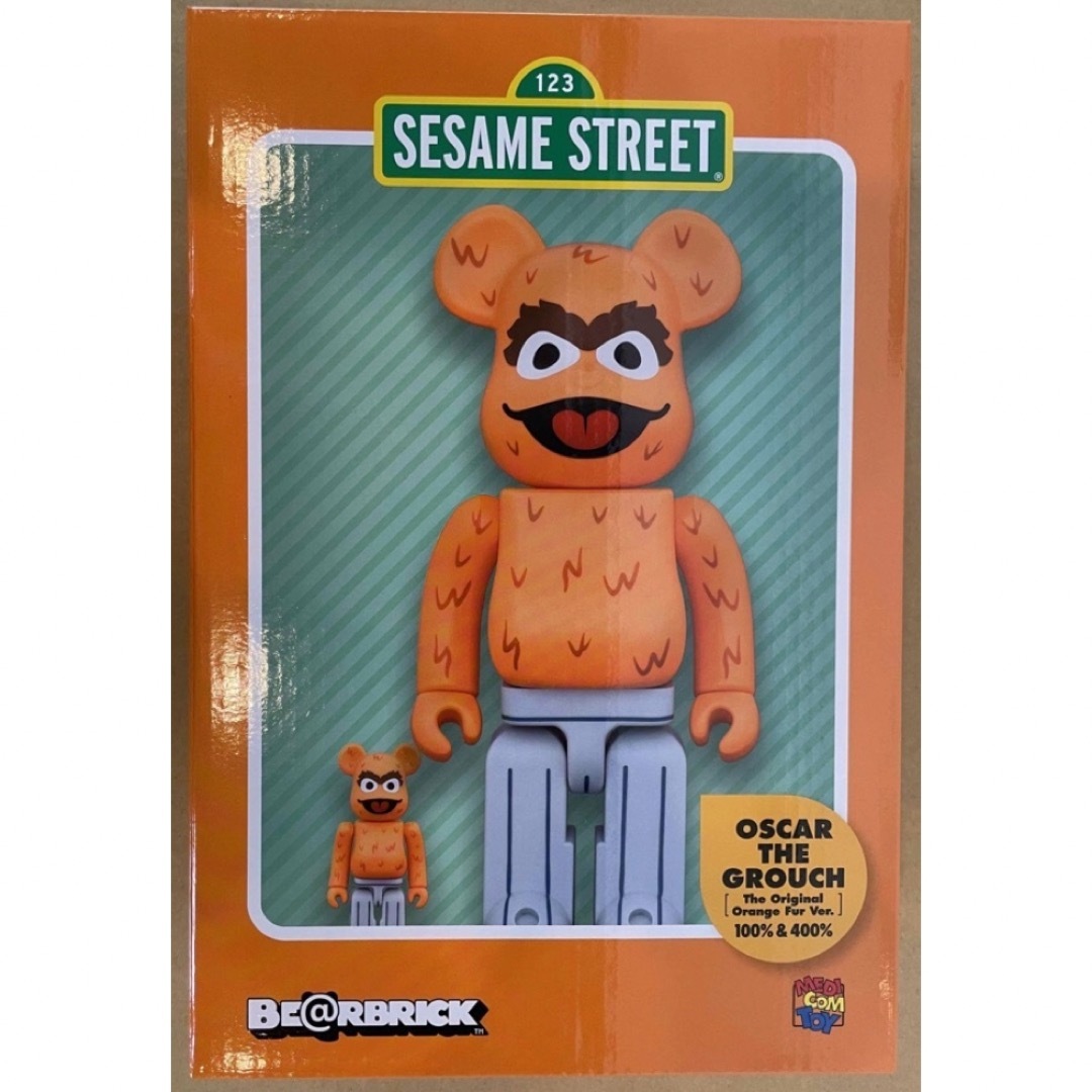 BE@RBRICK OSCAR THE GROUCH 100％ & 400％