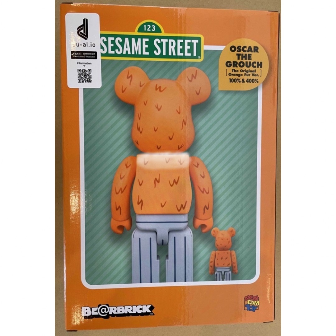 BE@RBRICK OSCAR THE GROUCH 100％ & 400％