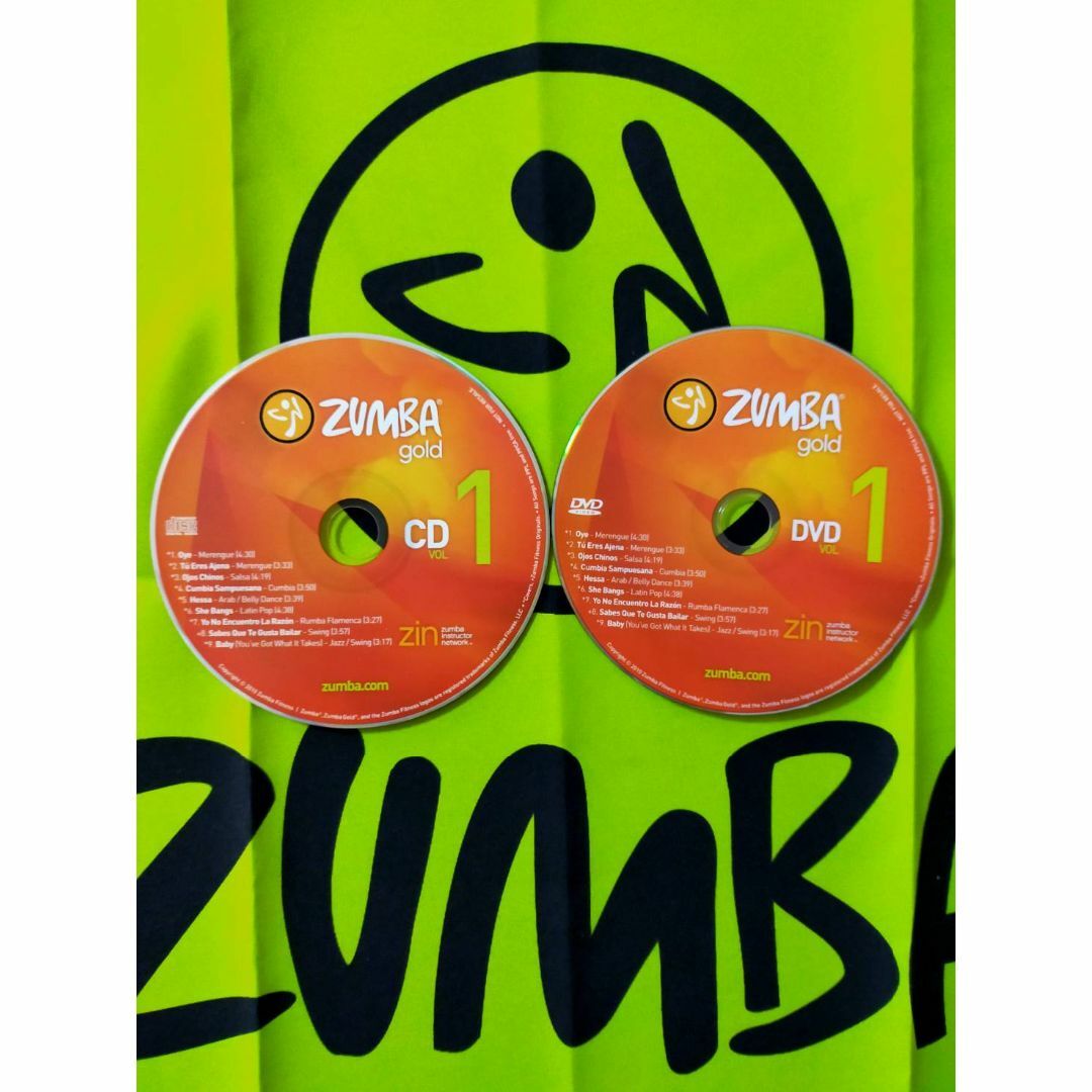 ZUMBA GOLD 1 ズンバ ゴールド DVD CD インストラクター専用