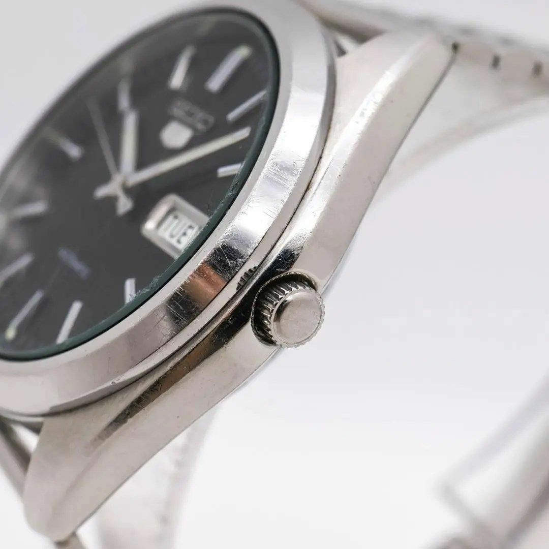 《人気》SEIKO 5 腕時計 ホワイト デイデイト 自動巻き スケルトン 2