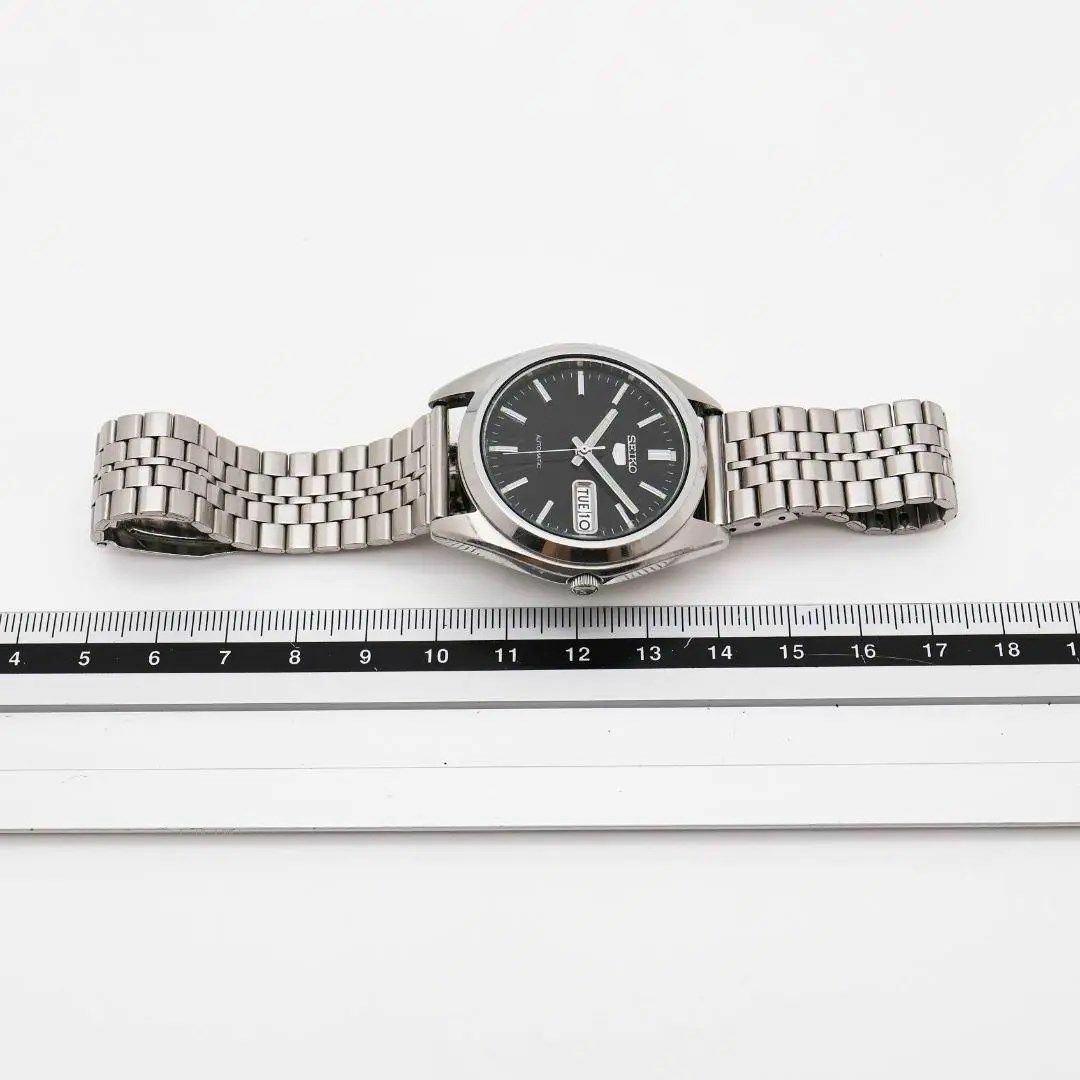 SEIKO(セイコー)の《人気》SEIKO 5 腕時計 ホワイト デイデイト 自動巻き スケルトン メンズの時計(腕時計(アナログ))の商品写真
