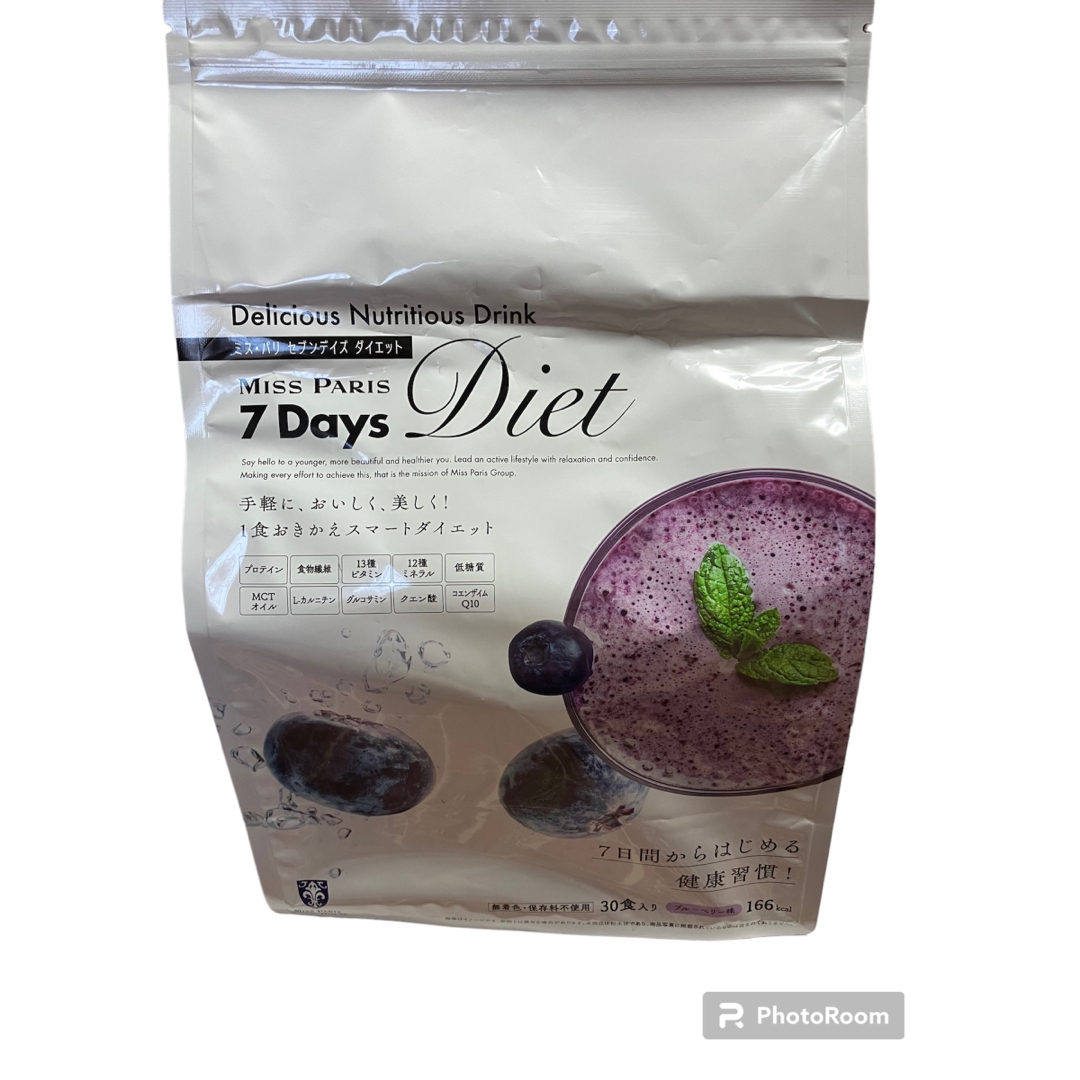 新品・未開封品】ミスパリ7days ブルーベリー味 30包 - ダイエット食品