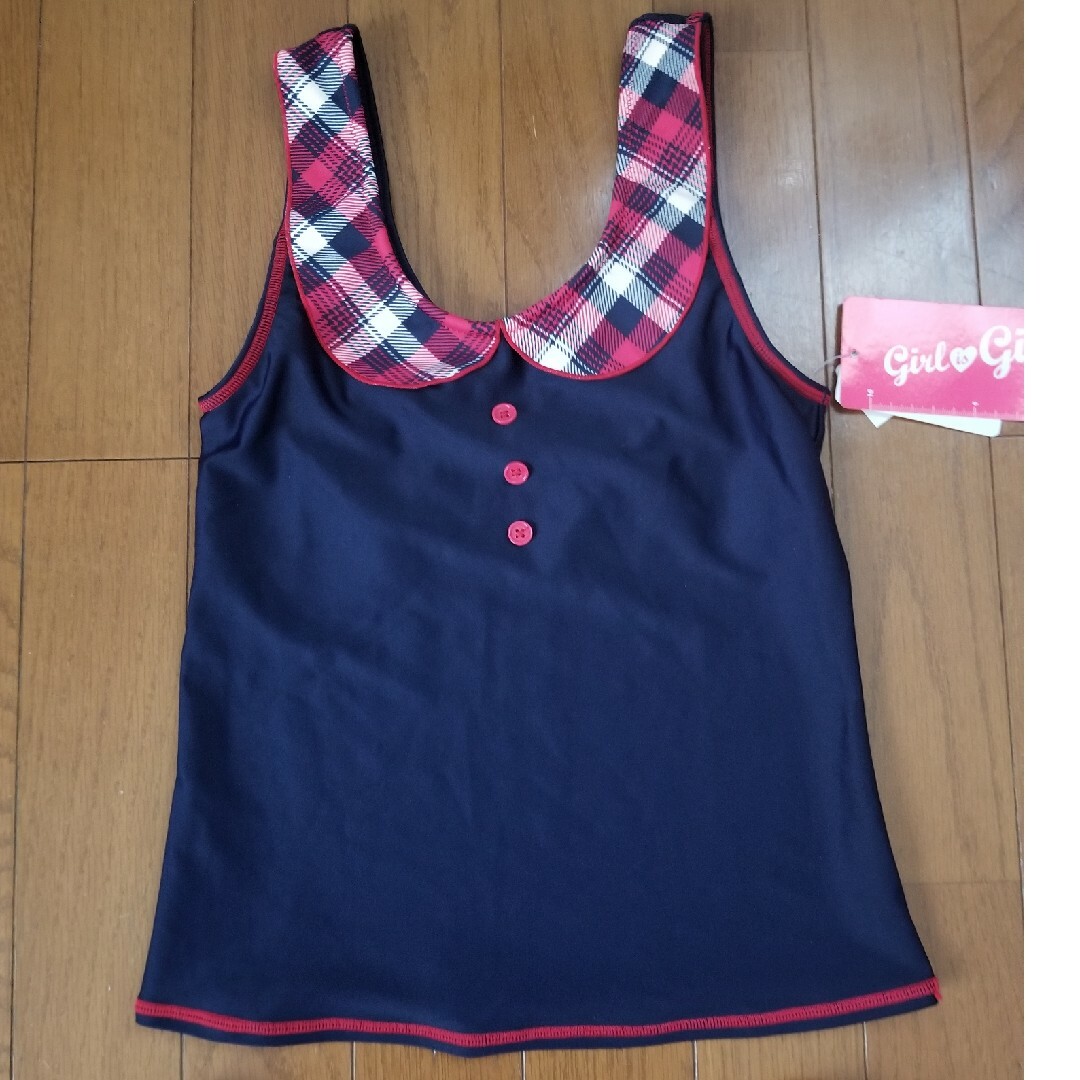 ⭐girl girl by nicola 前結び風水着　170cm　新品・タグ付 キッズ/ベビー/マタニティのキッズ服女の子用(90cm~)(水着)の商品写真