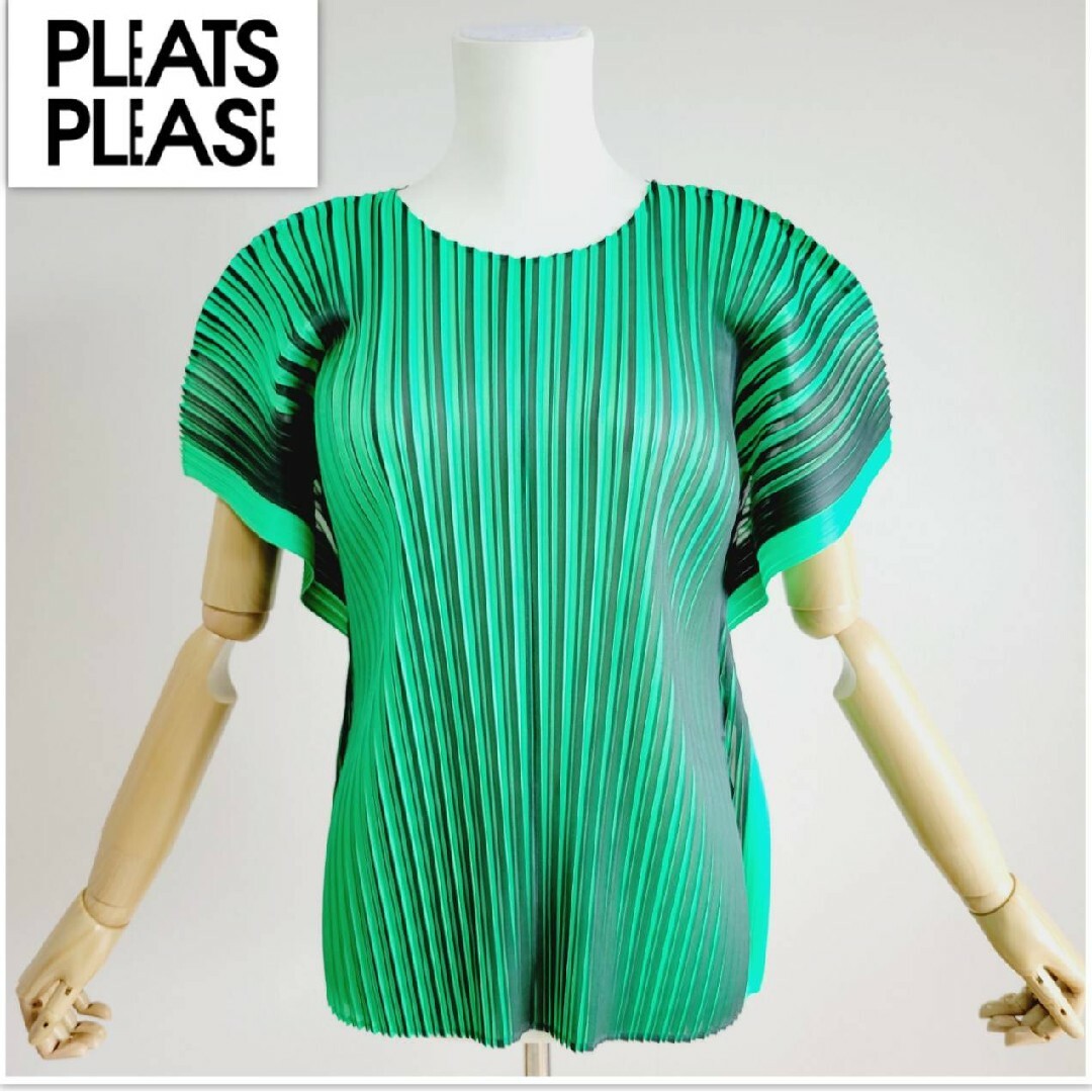 状態イッセイミヤケ PLEATS PLEASE プリーツプリーズ カットソー