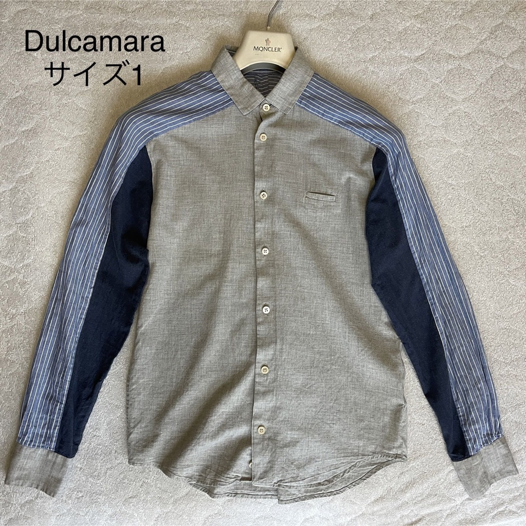 Dulcamara(ドゥルカマラ)の【Dulcamara】ヨークスリーブシャツ　ストライプ　シルク　サイズ1 メンズのトップス(シャツ)の商品写真