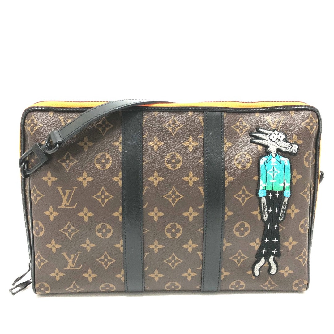 ルイヴィトン LOUIS VUITTON キーポルポーチ M80130 モノグラム LVフレンズ カバン/肩掛け ハンドバッグ モノグラムキャンバス ブラウン 美品