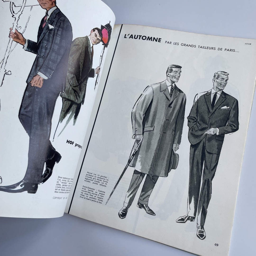 貴重】 adam アダム 1958年 10-11月 No 249 フランスファッション誌 ...